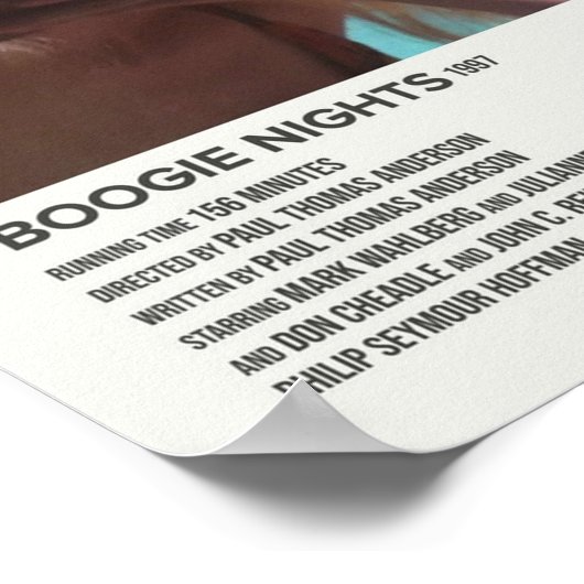 boogie nachten 1997 poster (Hoek)
