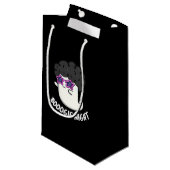 Boogie Night Funny Disco Ghost Pun Dark BG Klein Cadeauzakje (Voorkant Gekanteld)