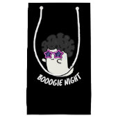 Boogie Night Funny Disco Ghost Pun Dark BG Klein Cadeauzakje (Voorkant)
