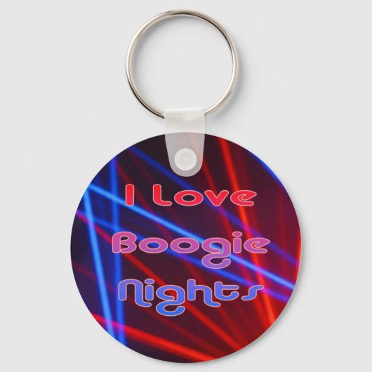 Boogie Nights en Disco Lights 1 Sleutelhanger (Voorkant)