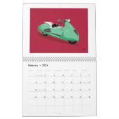 Boogie on Scooters 2015 Calendar *reprint* Kalender (Feb 2026)