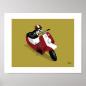 Boogie op Harley Poster (Voorkant)