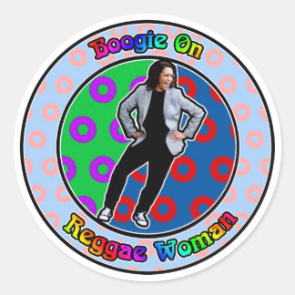 Boogie op Kamala Ronde Sticker
