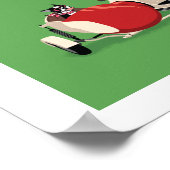 Boogie op Vespa (met Rosie) Poster (Hoek)