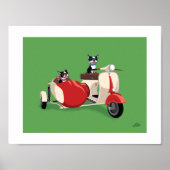 Boogie op Vespa (met Rosie) Poster (Voorkant)