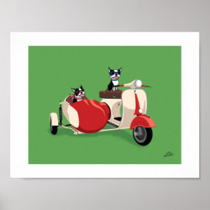 Boogie op Vespa (met Rosie) Poster