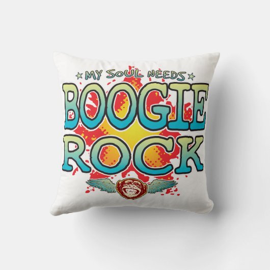 Boogie Rock Soul Cushion Kussen (Achterkant)