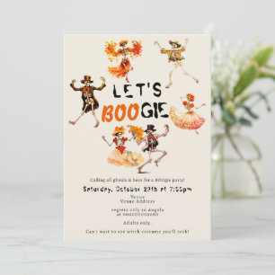 BOOGIE Skelet Day of Dead Adult Halloween Party