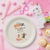 BOOGIE Skelet Day of Dead Halloween Welkomstbord Papieren Bordje (Feest)