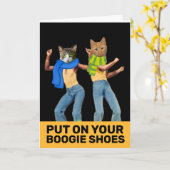 BOOGIE VAN 1970 SCHOONT DE BIRTHDAY-KAART VAN DE K KAART (Gele Bloem)