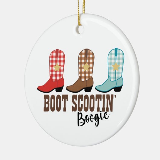 Boogie voor opstartscooters keramisch ornament (Links)