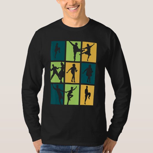 Boogie Woogie Dance Retro T-shirt (Voorkant)