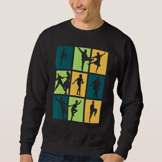 Boogie Woogie Dance Retro Trui (Voorkant)