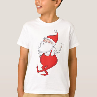 Boogie Woogie Dancing Santa Claus Vakantie T-shirt