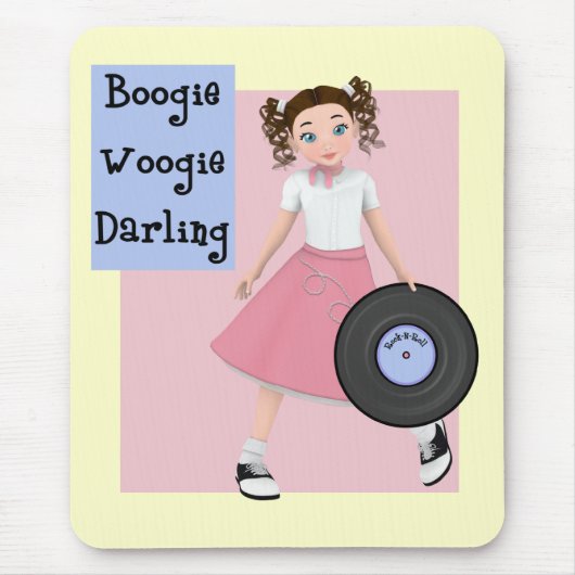 Boogie Woogie Darling Mousepad Muismat (Voorkant)