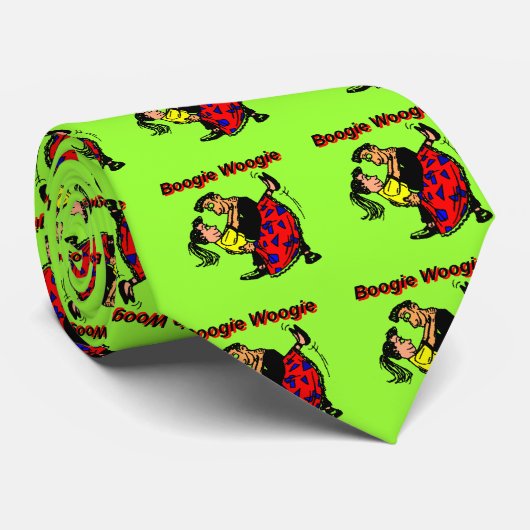 Boogie Woogie Stropdas (Opgerold)
