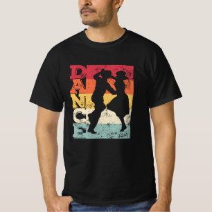 Boogie Woogie Swing Dancing Retro Colors  T-shirt