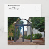 Boogingang bij hogeschool briefkaart (Voorkant / Achterkant)