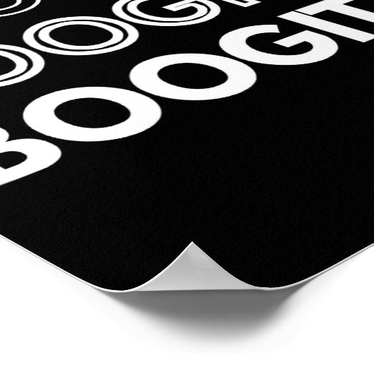 Boogity _ Funny Words On Poster (Hoek)