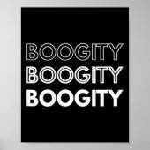 Boogity _ Funny Words On Poster (Voorkant)