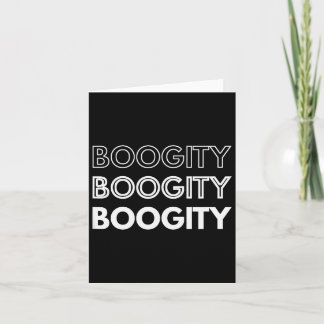 Boogity _ Grappige woorden op  Kaart