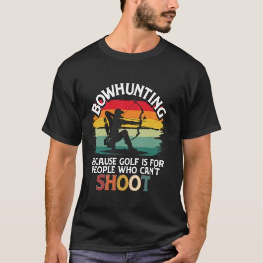 Boogjagen & Boogschutter, Compound Boog & Pijl Boo T-shirt (Voorkant)