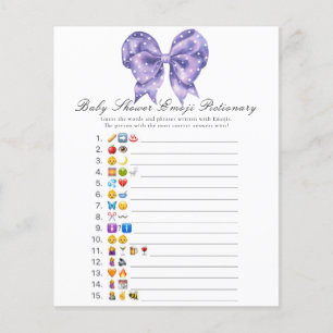 Boogje polka stip baby shower Emoji afbeelding spe