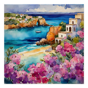 'Boogjes bij het Zee" Perfect Poster