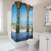 Boogjes van Italië Douchegordijn (In situ)