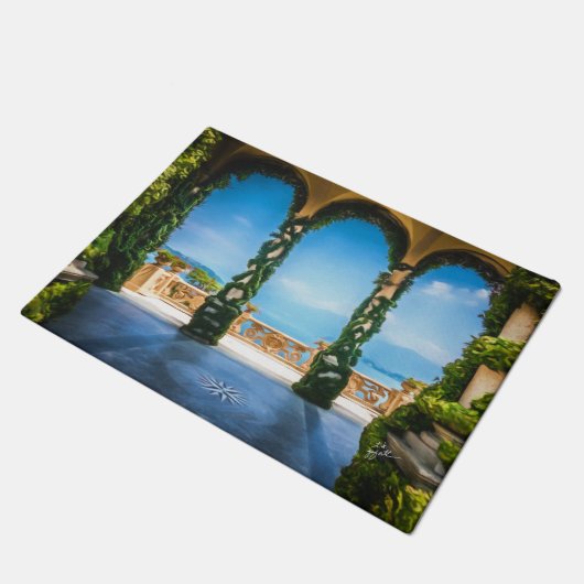 Boogjes van Italië Kleurrijke Elegante Fotokunst Deurmat (Schuin)