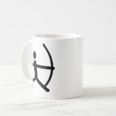 boogkunst koffiemok (Voorkant links)