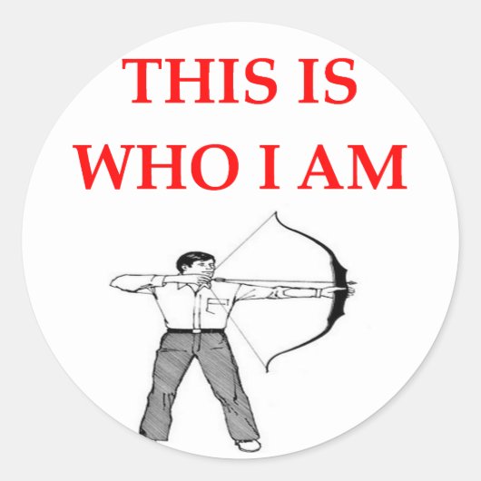 boogkunst ronde sticker (Voorkant)
