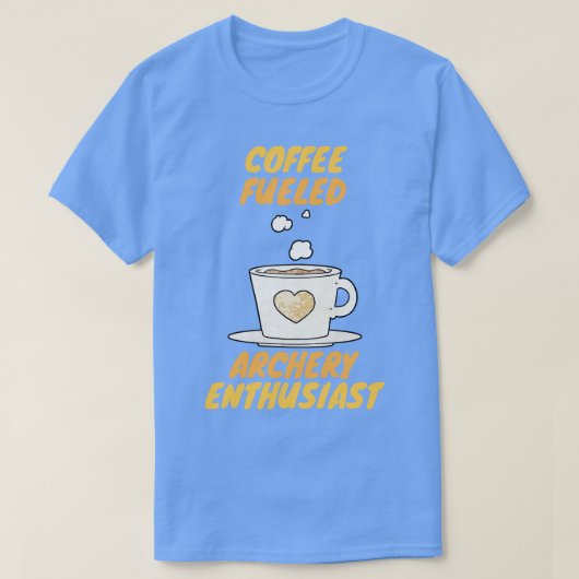 boogliefhebber op koffie t-shirt (Design voorkant)