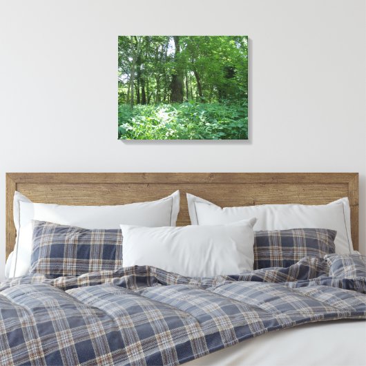 Booglijn Canvas Afdruk (Insitu (Slaapkamer))