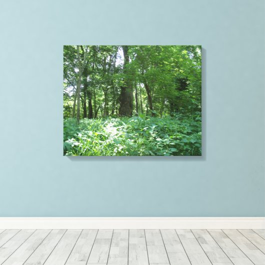 Booglijn Canvas Afdruk (Insitu (Houten vloer))