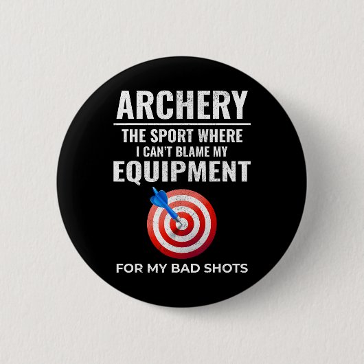 Boogschieten Apparatuur Targets Archer Bow Arrows  Ronde Button 5,7 Cm (Voorkant)