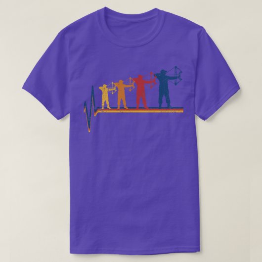 Boogschieten Archer Hartslag T-shirt (Design voorkant)