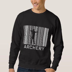 Boogschieten Barcode Hobby en Sport Idee Trui