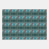 Boogschieten Boog en Pijl - Groen Patroon Inpakpapier Vel (Voorkant 2)