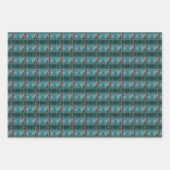 Boogschieten Boog en Pijl - Groen Patroon Inpakpapier Vel (Voorkant)