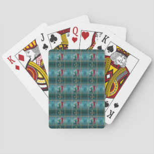 Boogschieten Boog en Pijl - Groen Patroon Pokerkaarten