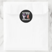 boogschieten boog jagen boogschutter ronde sticker (Tas)
