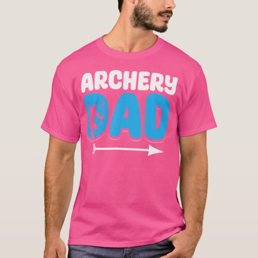 Boogschieten Boog Pijlen Boogschieten Vader T-shirt (Voorkant)