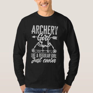 Boogschieten Boogschutter Meisje Als Een Gewone Me T-shirt