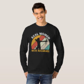 Boogschieten Boogschutters Echte Vrouw Heeft Recur T-shirt (Voorkant volledig)