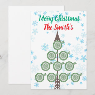 Boogschieten Christmas Kaart