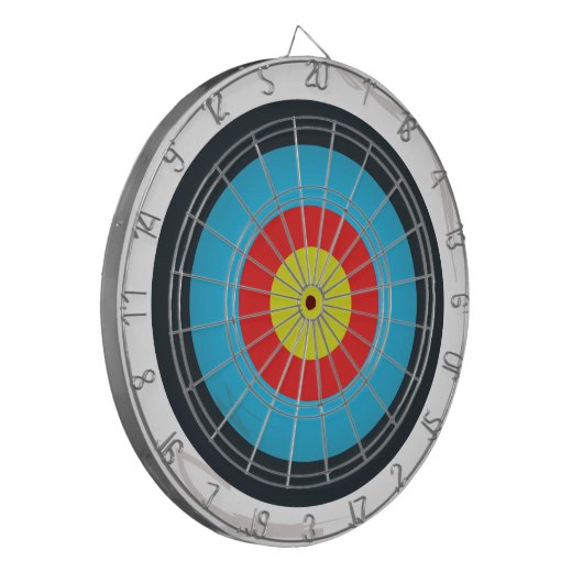 Boogschieten Dartbord (Voorkant Links)