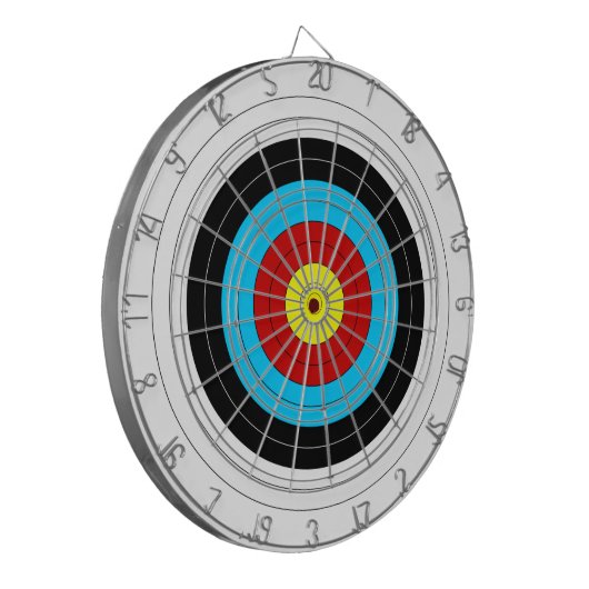 boogschieten doel dart board dartbord (Voorkant Links)