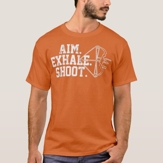 Boogschieten Doel Ehale Schiet Bow Hunting Archer T-shirt (Voorkant)
