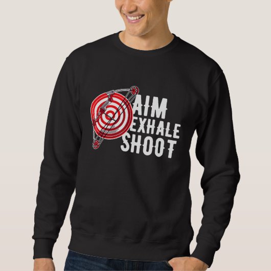 Boogschieten Doel Shoot Bow Sport Arrow Hunter Trui (Voorkant)